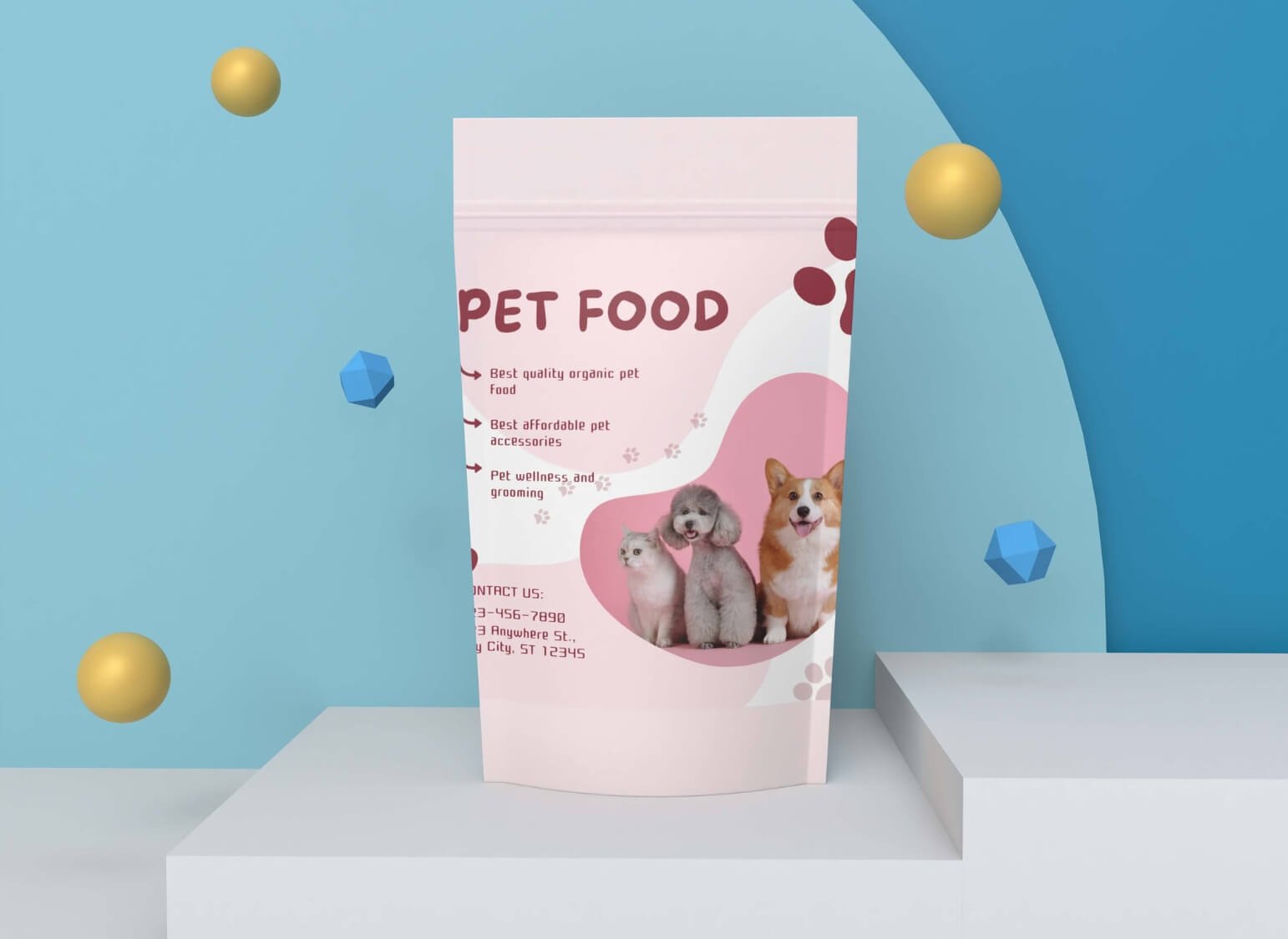 pet products packaging
